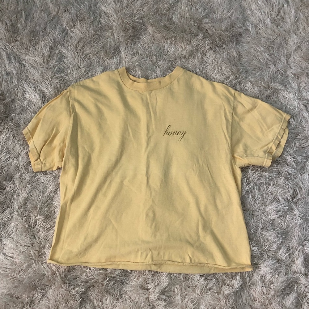 Yellow “Honey” Crop Top